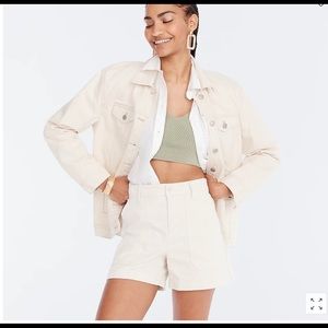 J.crew W- Foundry Chino Short mountain white (new)